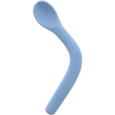 Colher Flexível em Silicone Azul